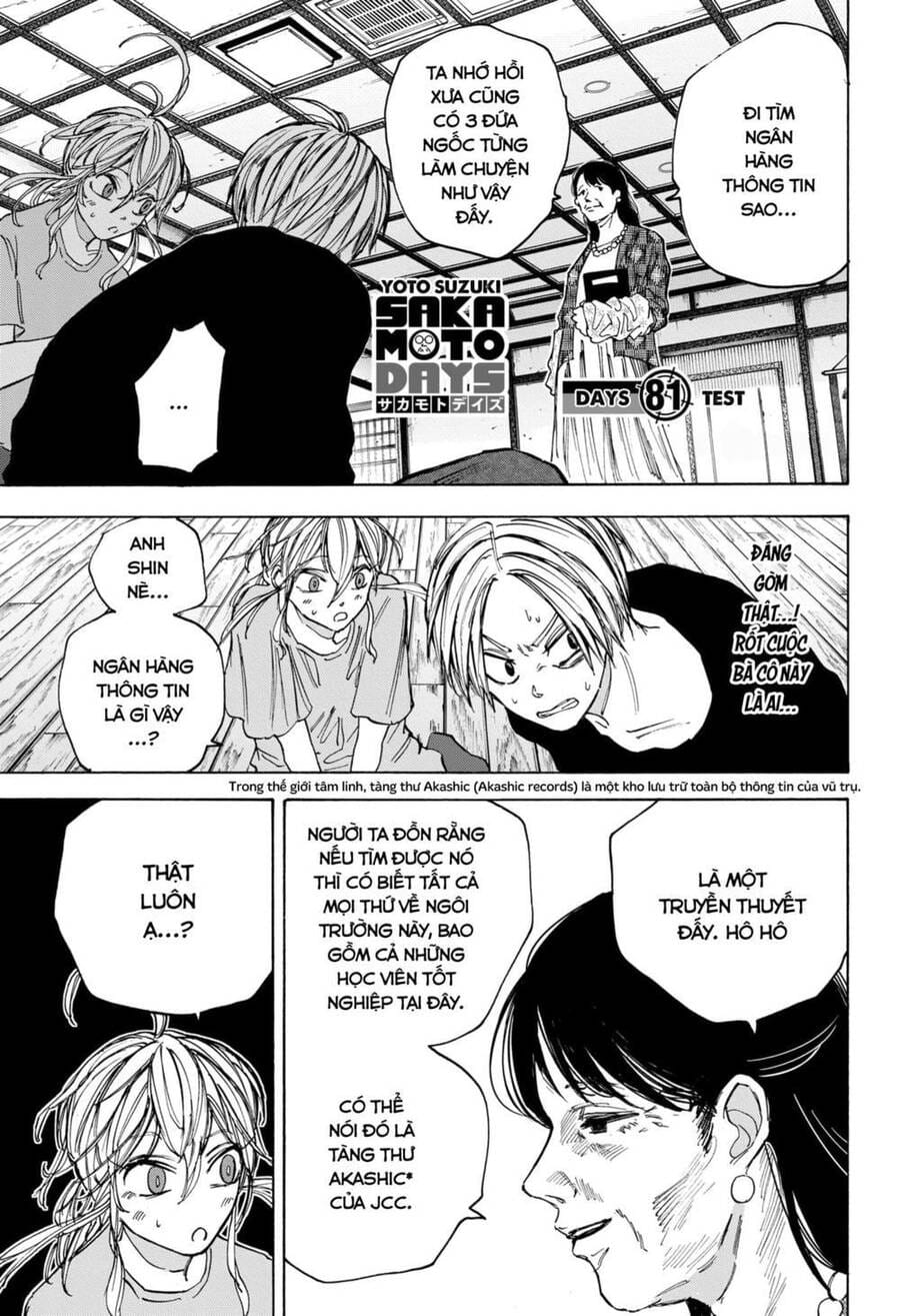 Truyện Tranh Sát Thủ Về Vườn - Sakamoto Days trang 7