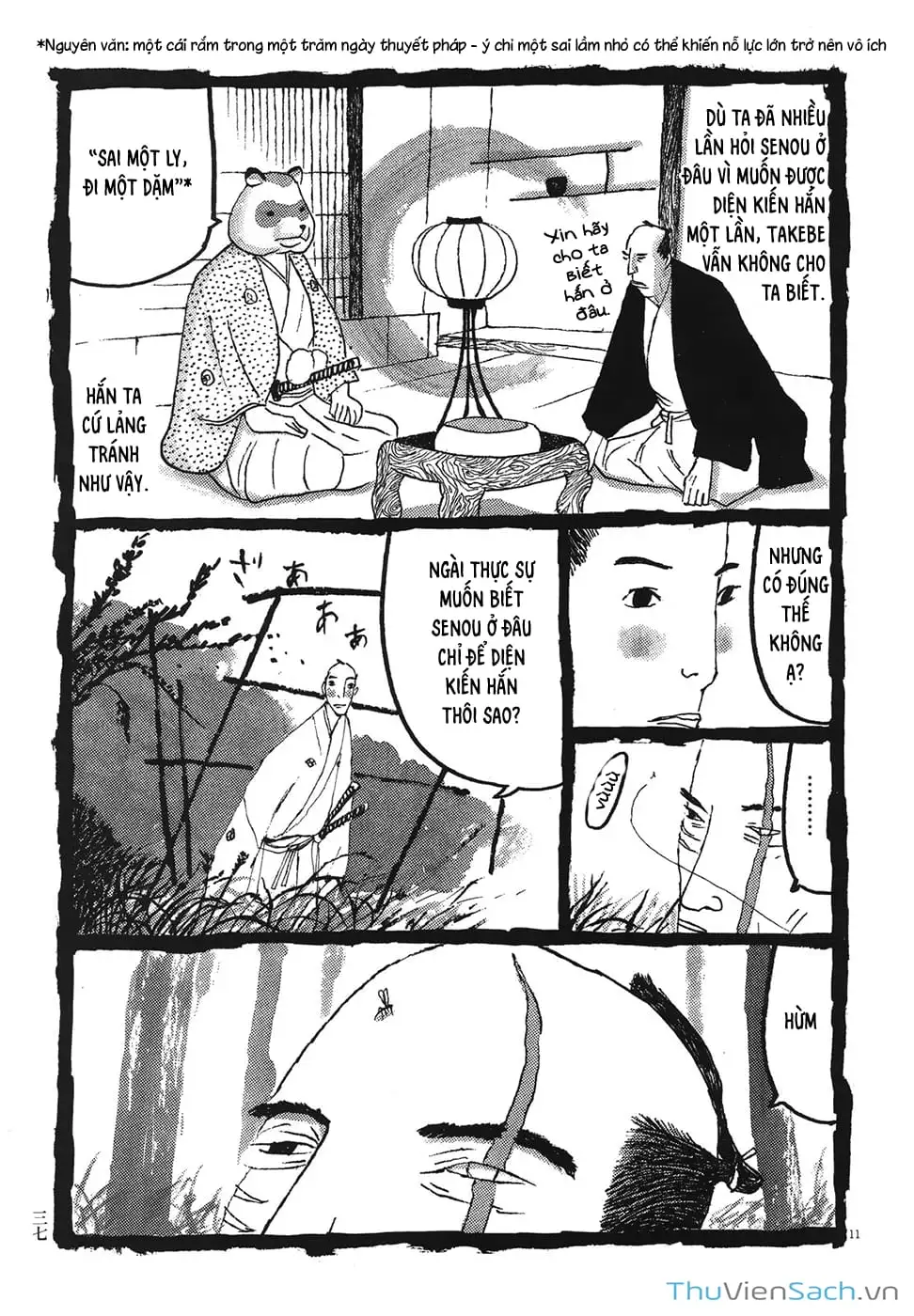 Truyện Tranh Samurai Kiếm Tre - Bamboo Samurai trang 4