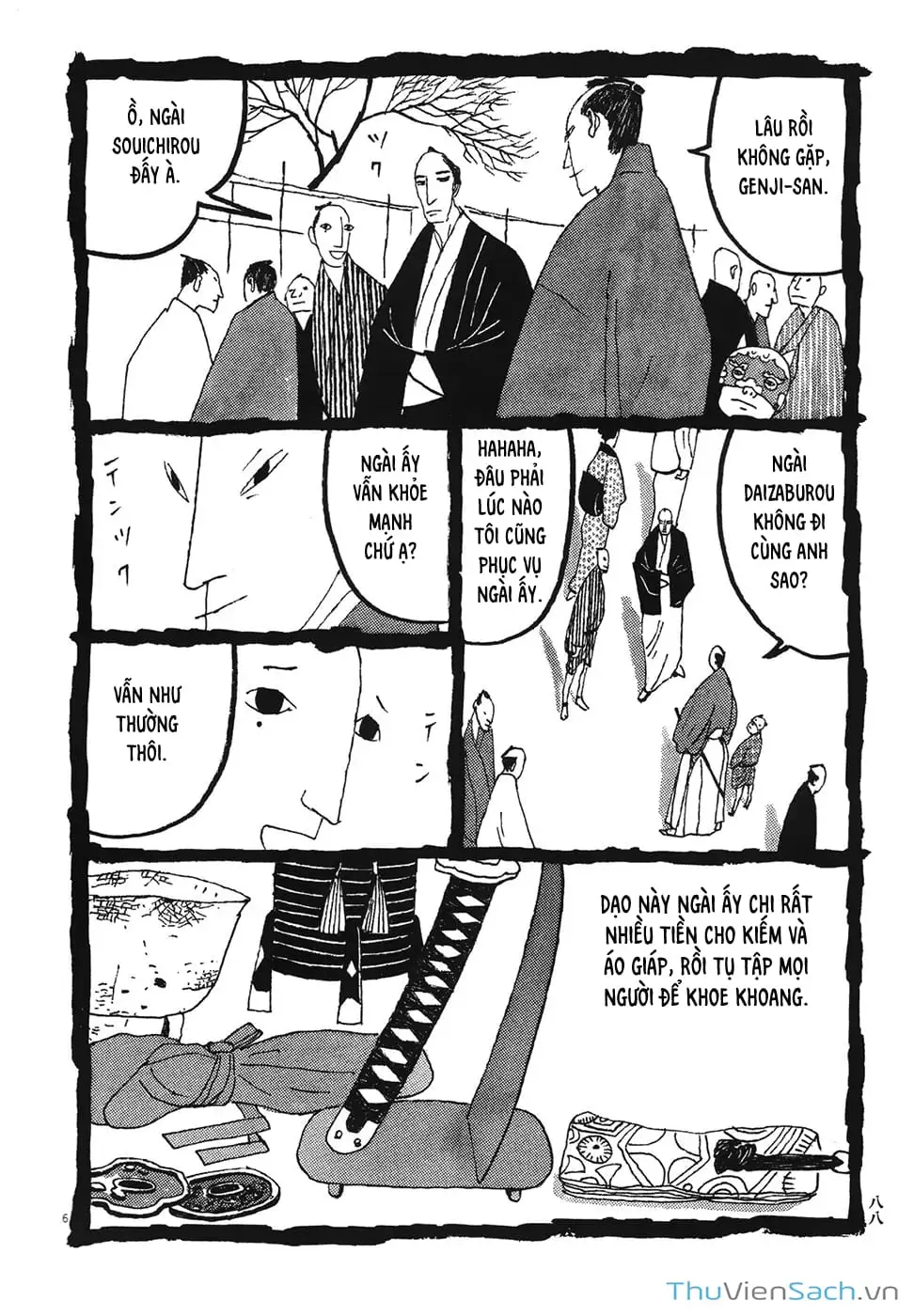 Truyện Tranh Samurai Kiếm Tre - Bamboo Samurai trang 4