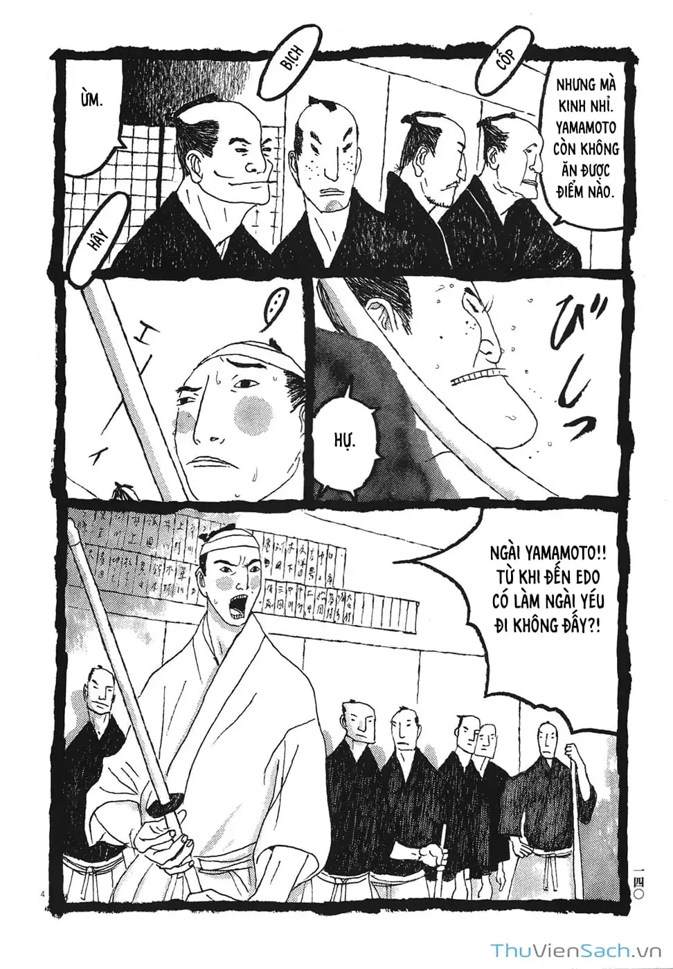 Truyện Tranh Samurai Kiếm Tre - Bamboo Samurai trang 4