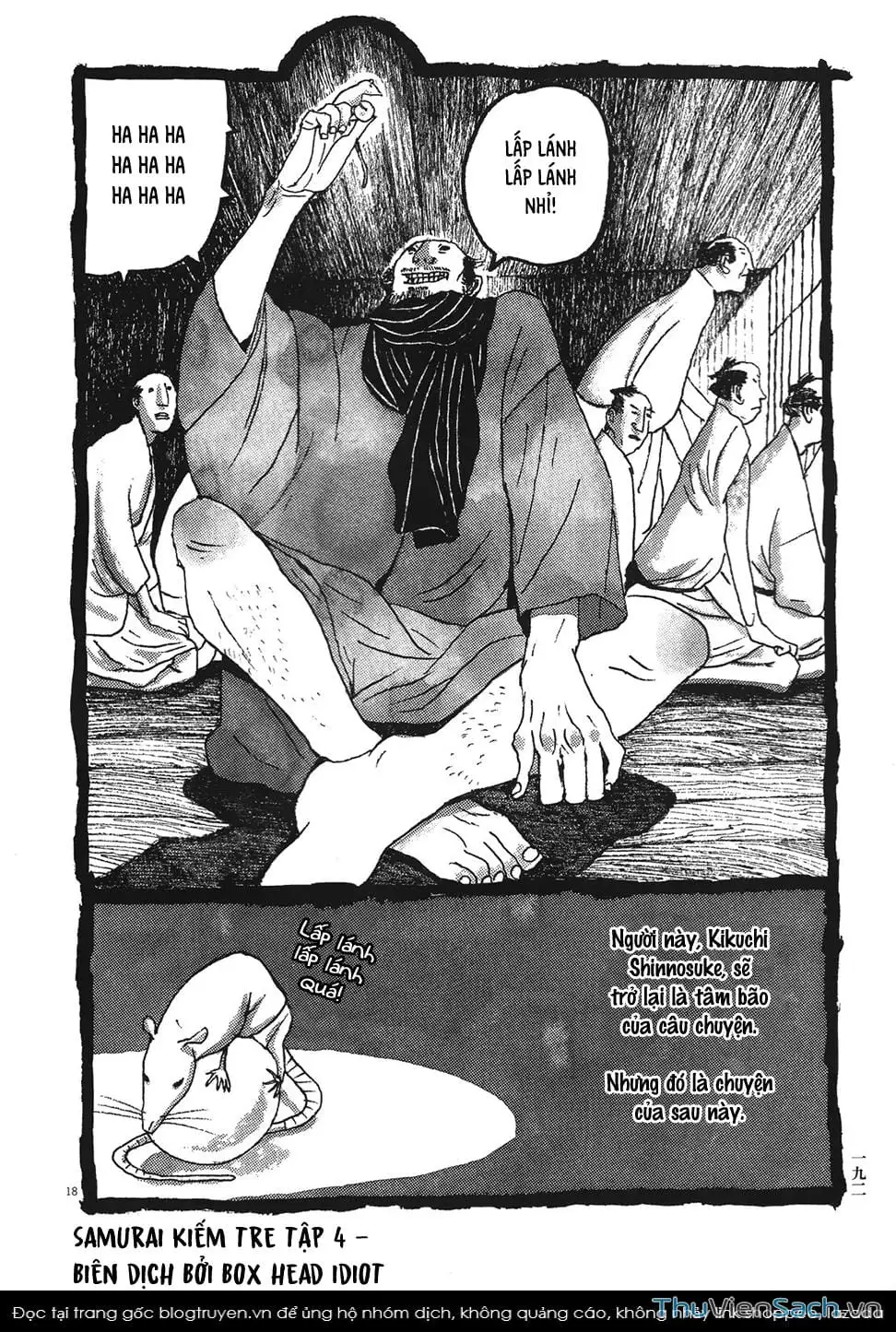 Truyện Tranh Samurai Kiếm Tre - Bamboo Samurai trang 4