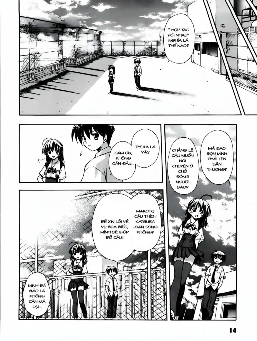 Truyện Tranh Học Đường - School Days trang 6