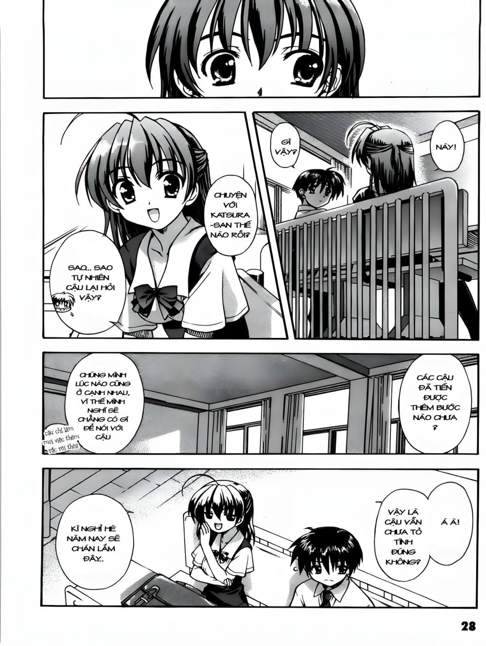 Truyện Tranh Học Đường - School Days trang 6