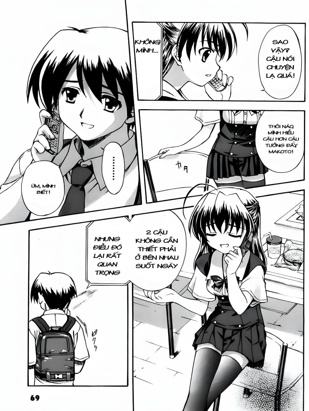 Truyện Tranh Học Đường - School Days trang 6