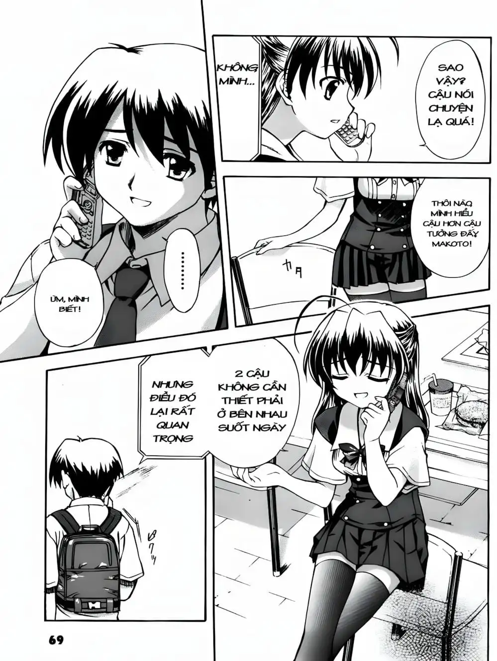 Truyện Tranh Học Đường - School Days trang 6