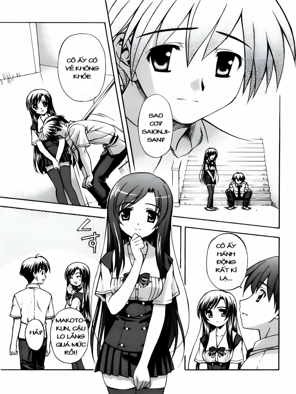 Truyện Tranh Học Đường - School Days trang 6