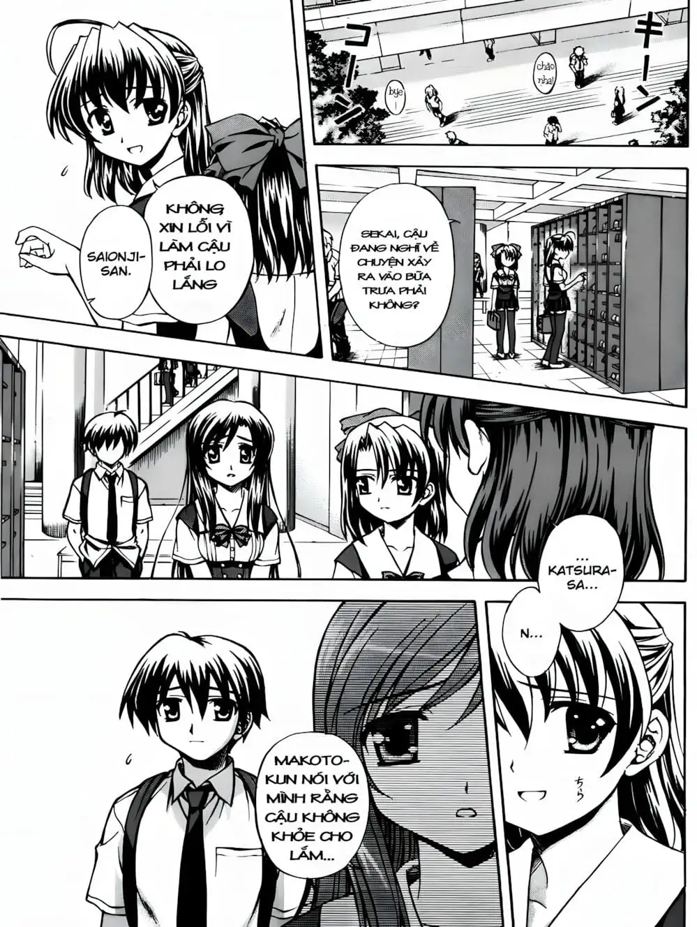Truyện Tranh Học Đường - School Days trang 6
