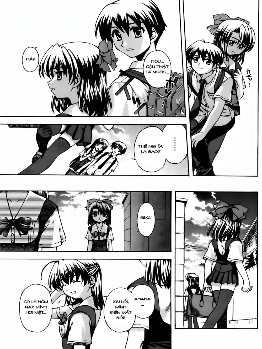 Truyện Tranh Học Đường - School Days trang 6