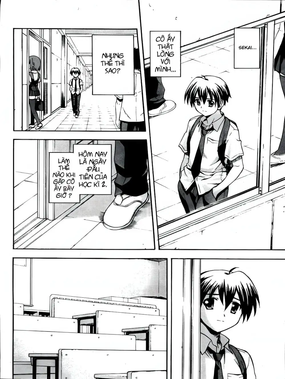 Truyện Tranh Học Đường - School Days trang 6