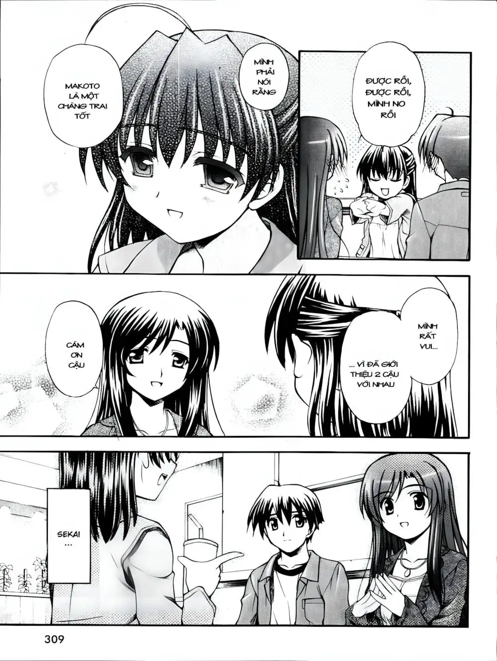 Truyện Tranh Học Đường - School Days trang 6