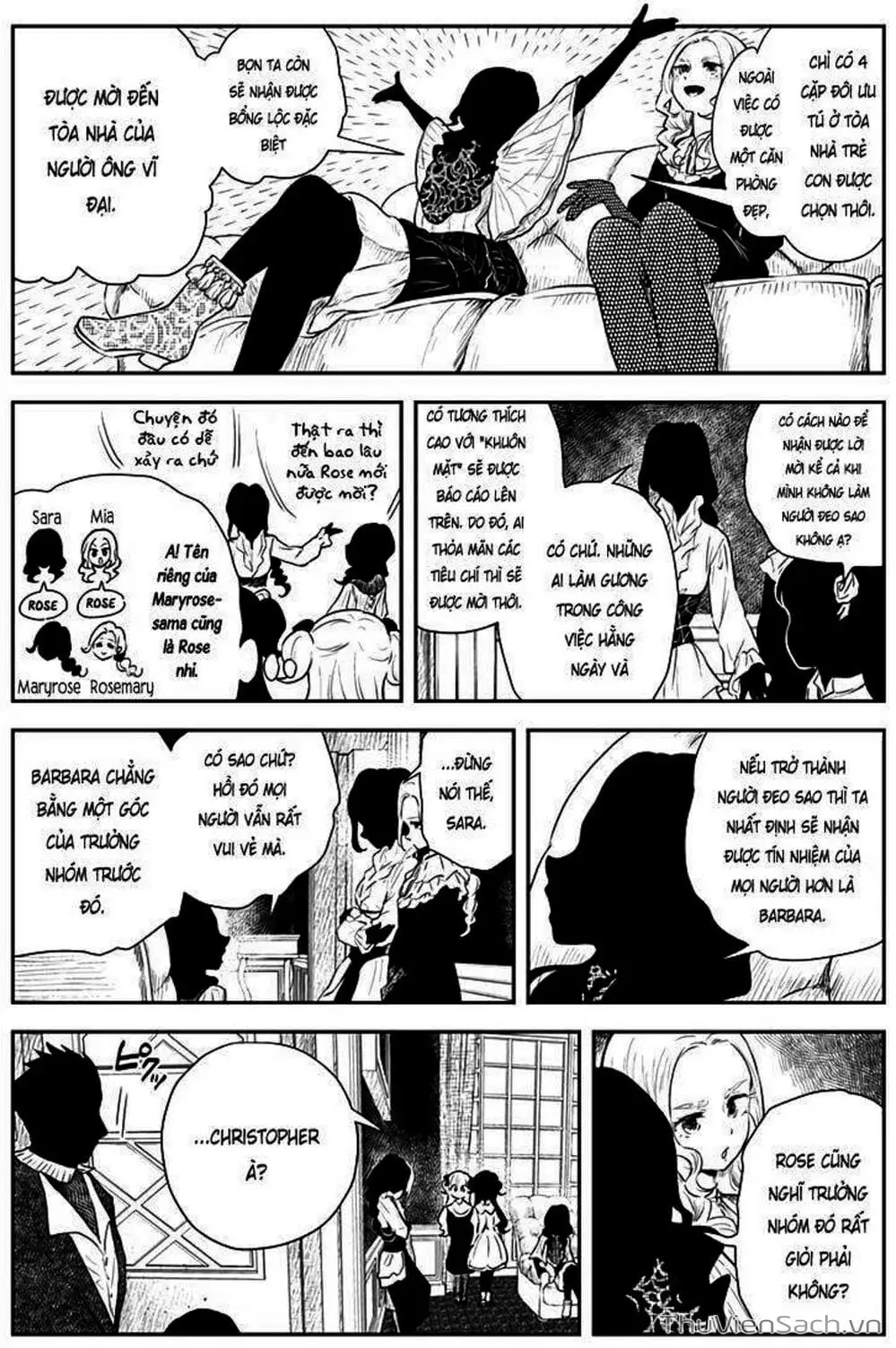 Truyện Tranh Gia Tộc Bóng Đêm - Shadows House trang 5
