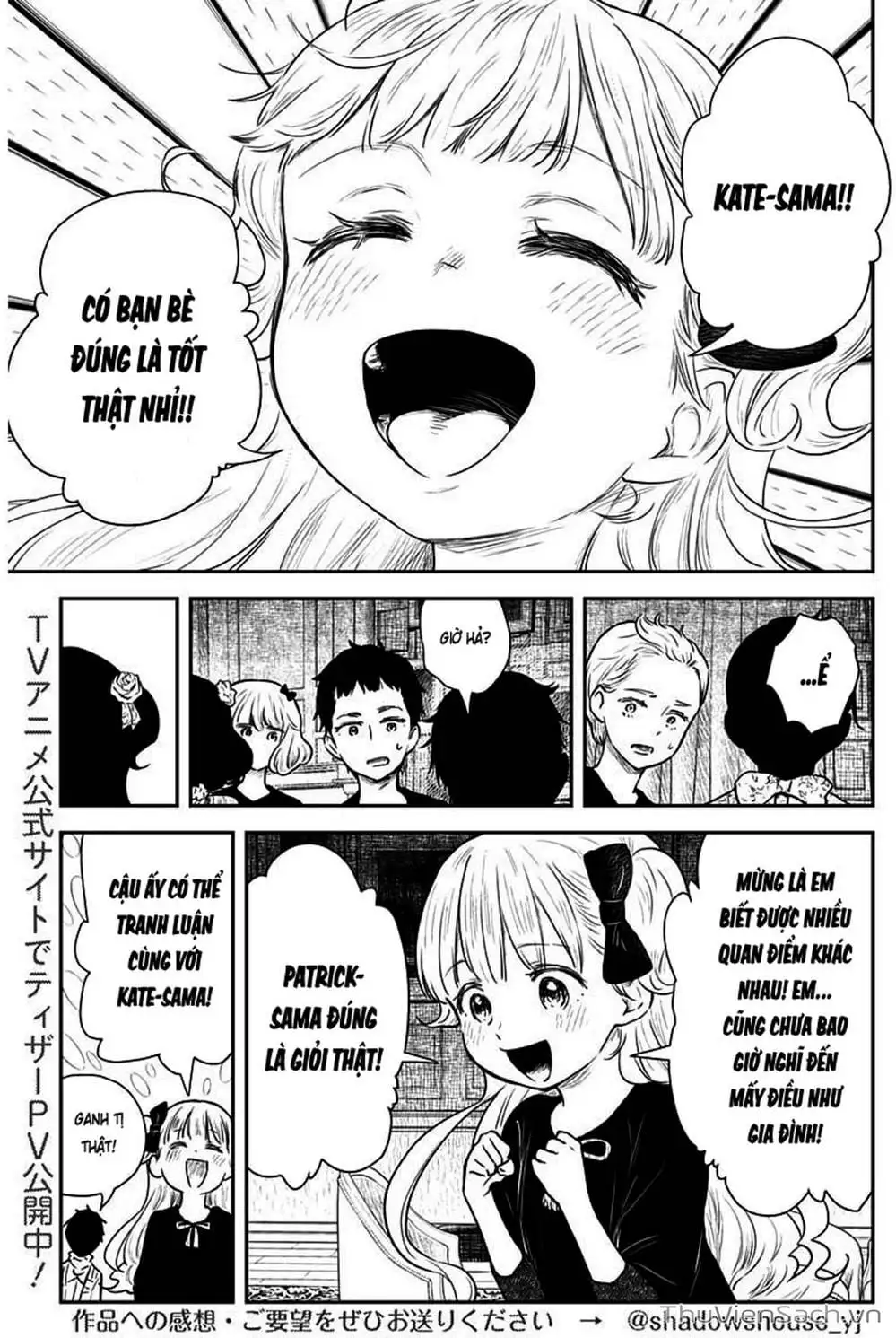 Truyện Tranh Gia Tộc Bóng Đêm - Shadows House trang 5