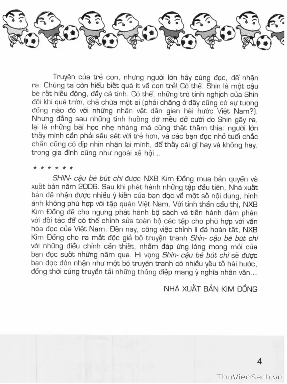 Truyện Tranh Shin - Cậu Bé Bút Chì trang 3