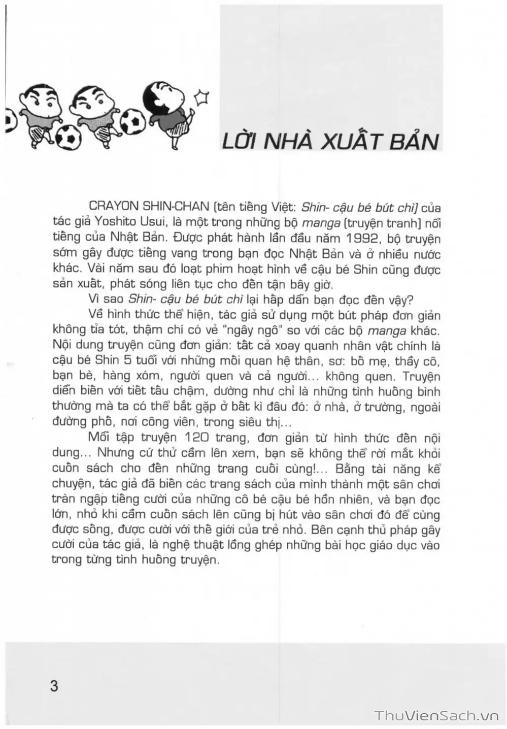 Truyện Tranh Shin - Cậu Bé Bút Chì trang 3