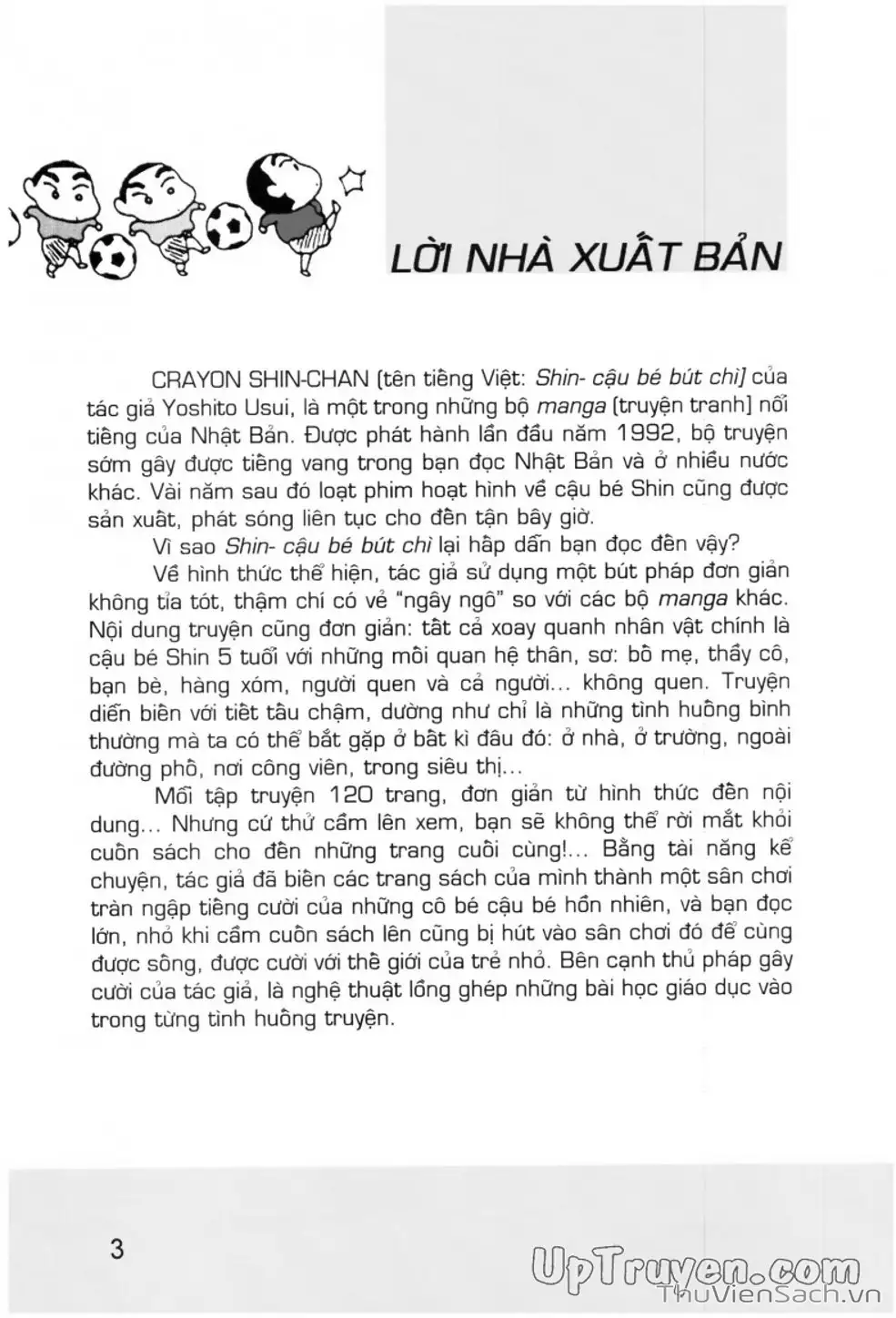 Truyện Tranh Shin - Cậu Bé Bút Chì trang 3