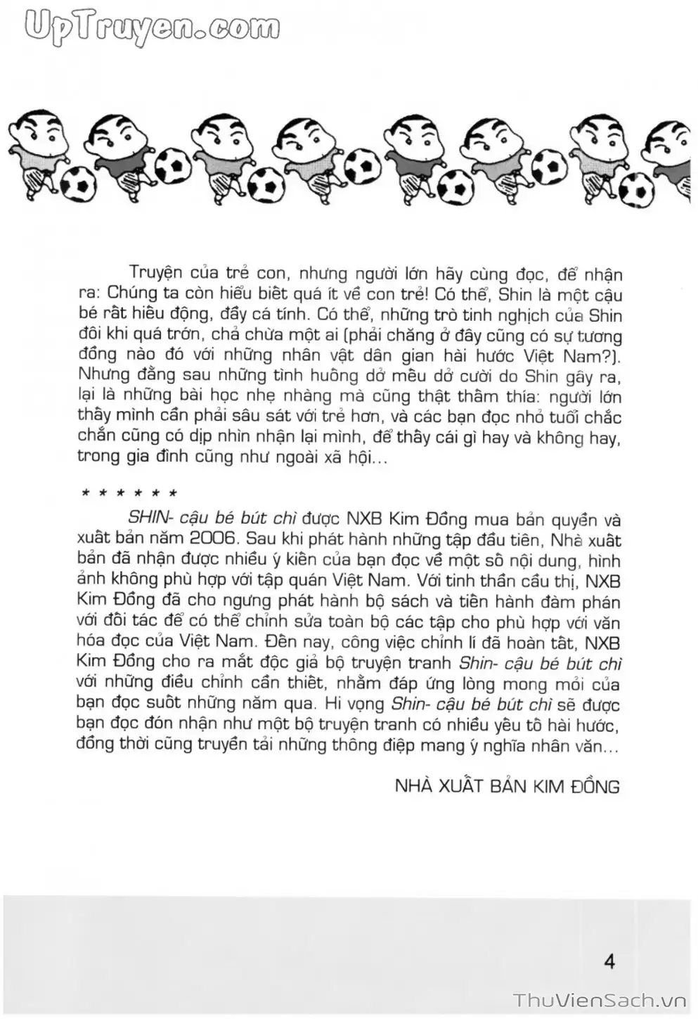 Truyện Tranh Shin - Cậu Bé Bút Chì trang 3