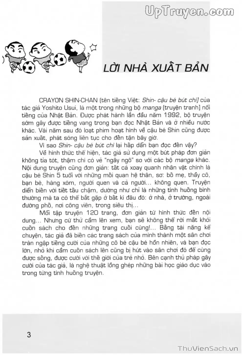 Truyện Tranh Shin - Cậu Bé Bút Chì trang 3