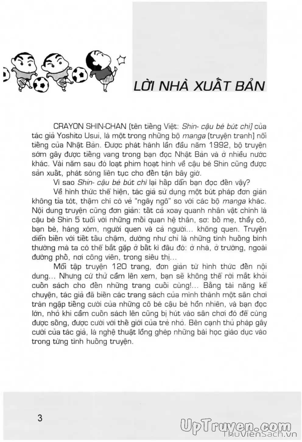 Truyện Tranh Shin - Cậu Bé Bút Chì trang 3