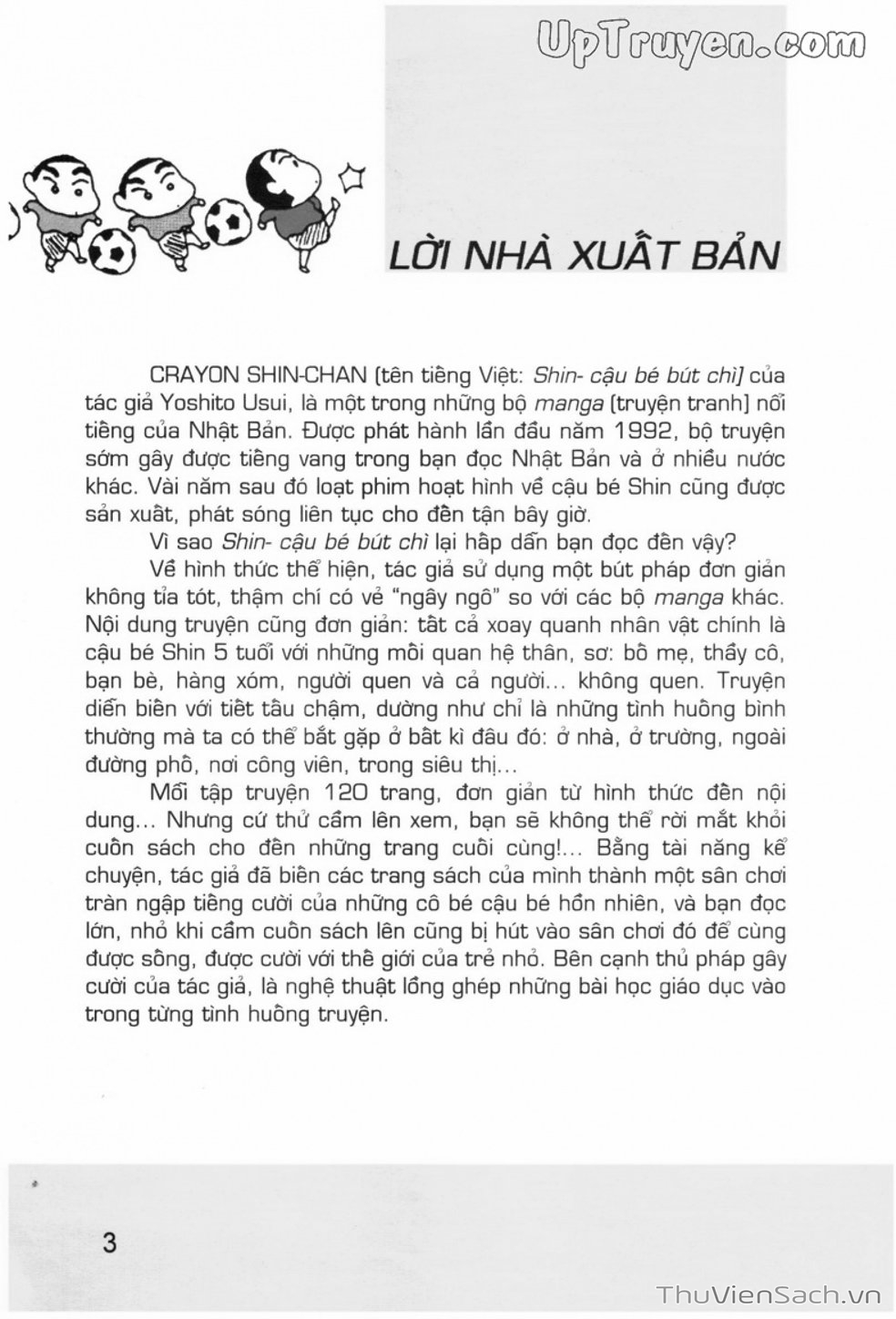 Truyện Tranh Shin - Cậu Bé Bút Chì trang 3