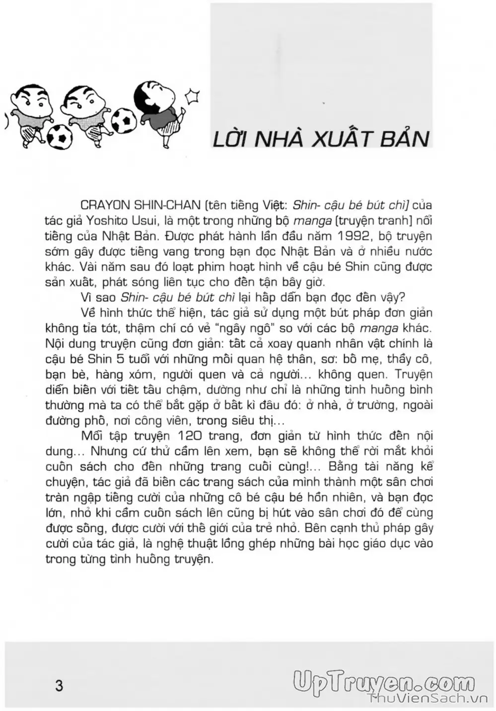 Truyện Tranh Shin - Cậu Bé Bút Chì trang 3