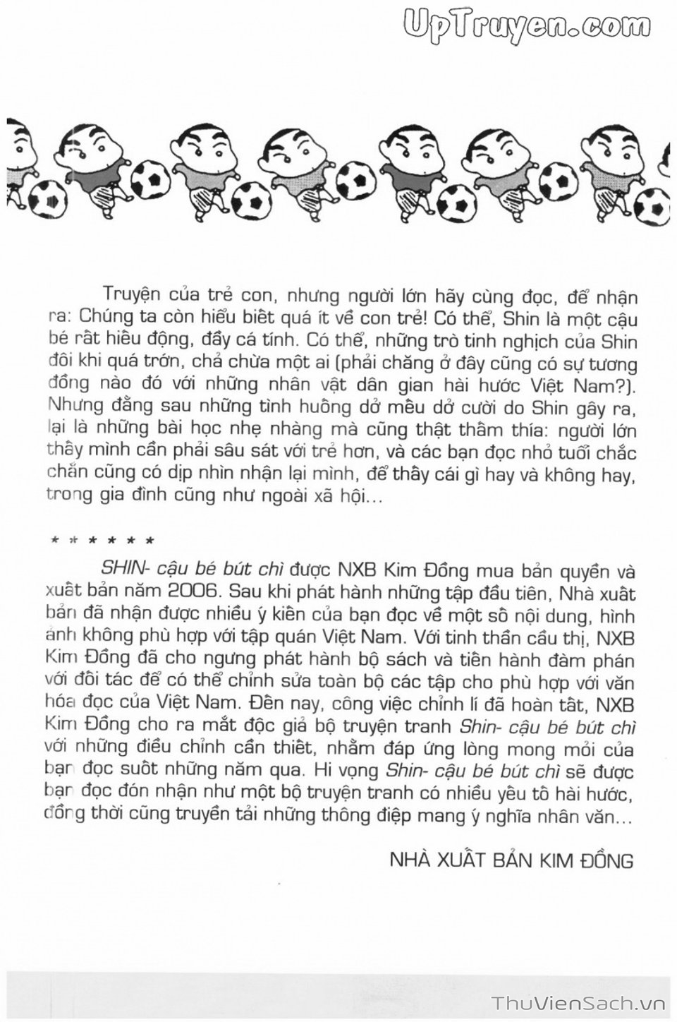 Truyện Tranh Shin - Cậu Bé Bút Chì trang 3