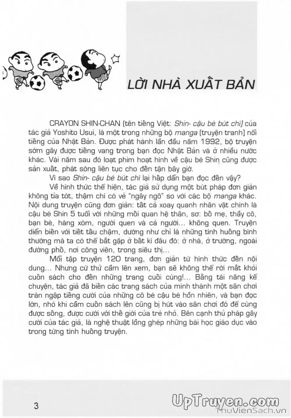 Truyện Tranh Shin - Cậu Bé Bút Chì trang 3