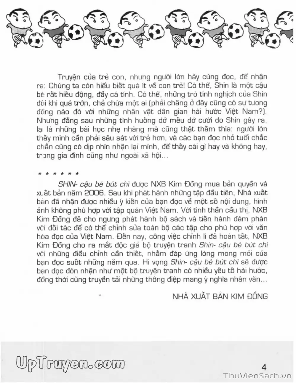 Truyện Tranh Shin - Cậu Bé Bút Chì trang 3