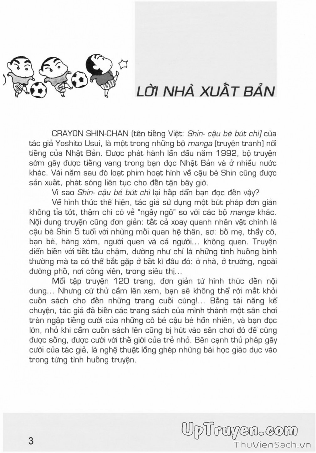 Truyện Tranh Shin - Cậu Bé Bút Chì trang 3