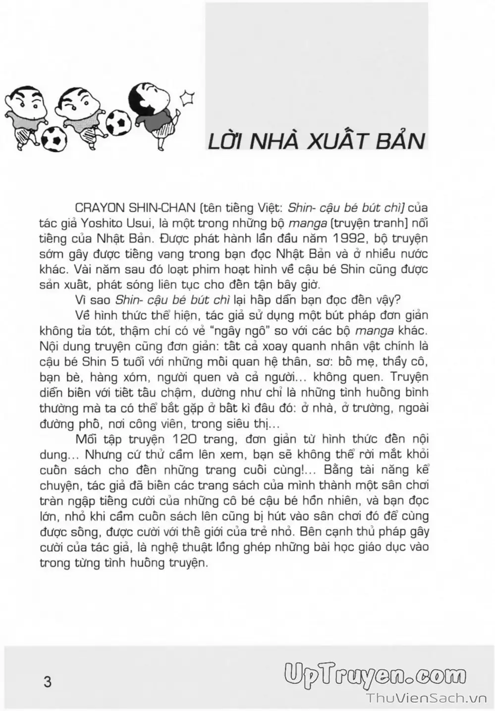 Truyện Tranh Shin - Cậu Bé Bút Chì trang 3