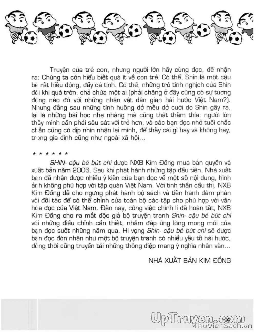 Truyện Tranh Shin - Cậu Bé Bút Chì trang 3