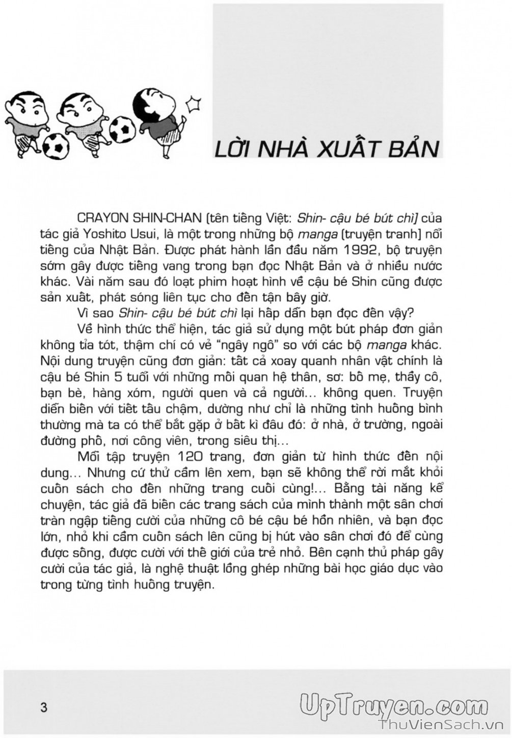 Truyện Tranh Shin - Cậu Bé Bút Chì trang 3