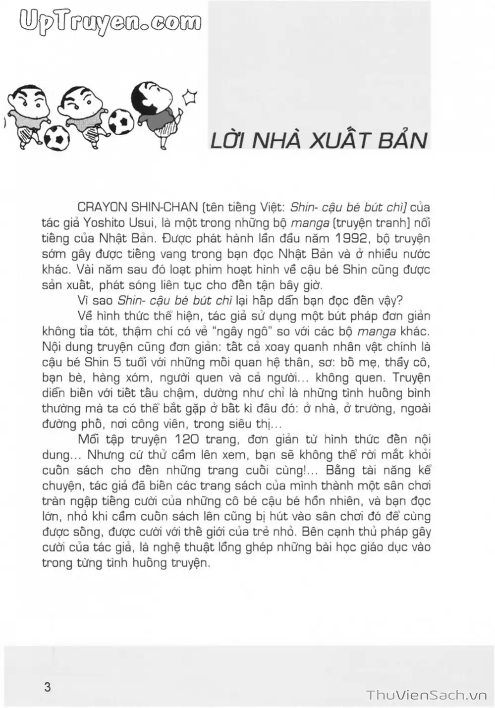 Truyện Tranh Shin - Cậu Bé Bút Chì trang 3