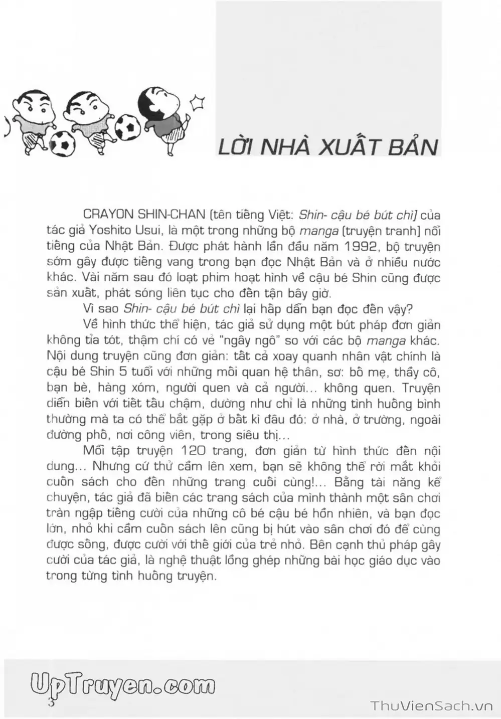 Truyện Tranh Shin - Cậu Bé Bút Chì trang 3