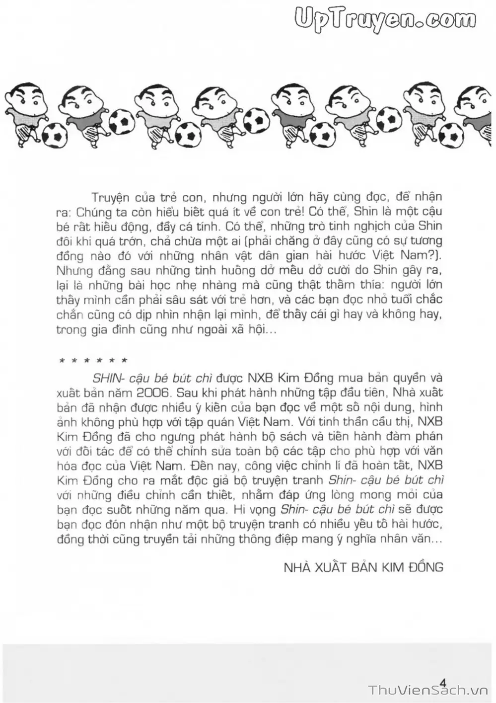 Truyện Tranh Shin - Cậu Bé Bút Chì trang 3