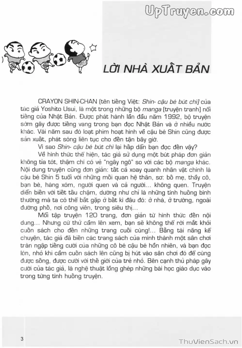 Truyện Tranh Shin - Cậu Bé Bút Chì trang 3