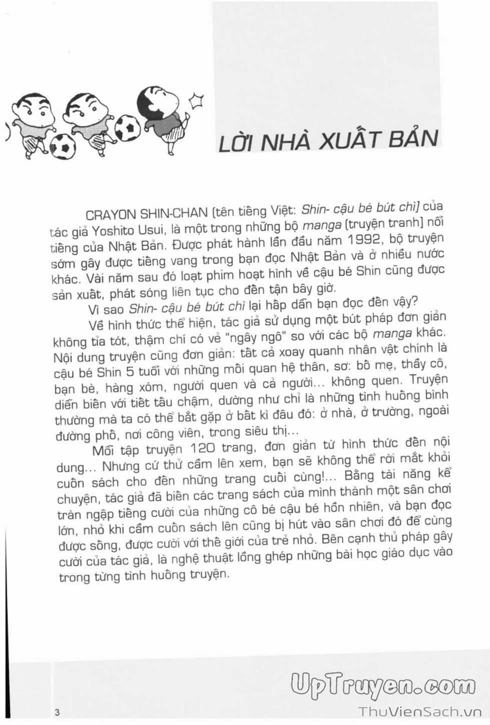 Truyện Tranh Shin - Cậu Bé Bút Chì trang 3