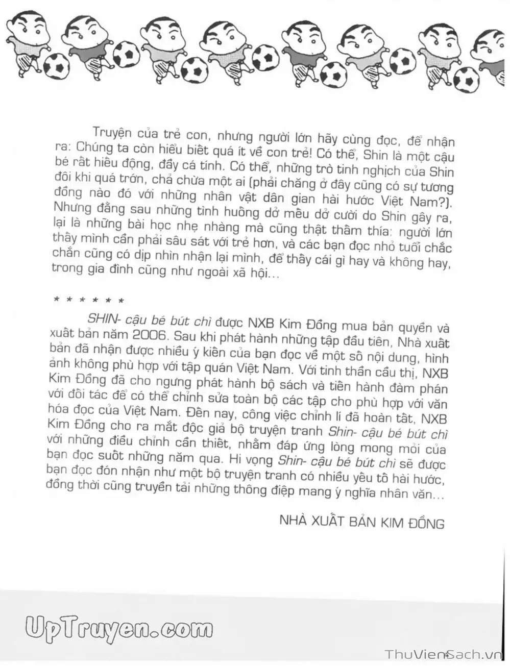 Truyện Tranh Shin - Cậu Bé Bút Chì trang 3