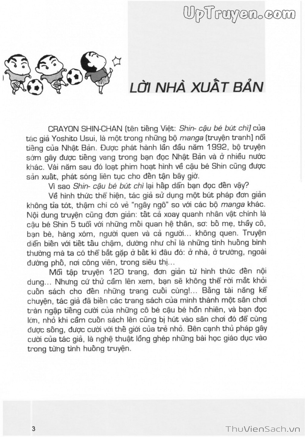 Truyện Tranh Shin - Cậu Bé Bút Chì trang 3