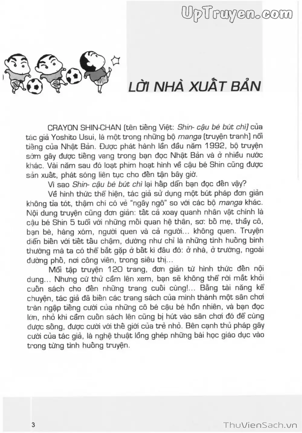 Truyện Tranh Shin - Cậu Bé Bút Chì trang 3