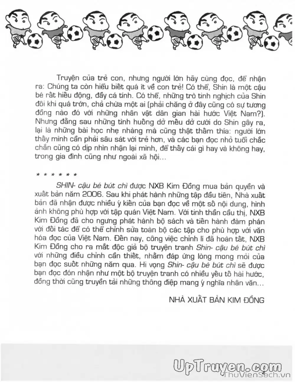 Truyện Tranh Shin - Cậu Bé Bút Chì trang 3