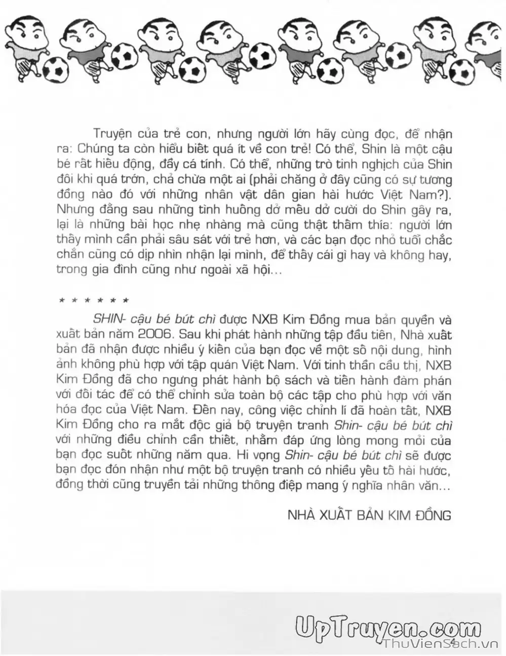 Truyện Tranh Shin - Cậu Bé Bút Chì trang 3