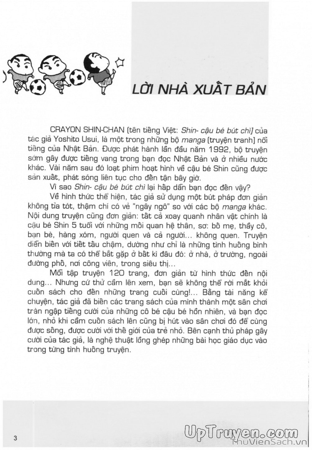 Truyện Tranh Shin - Cậu Bé Bút Chì trang 3