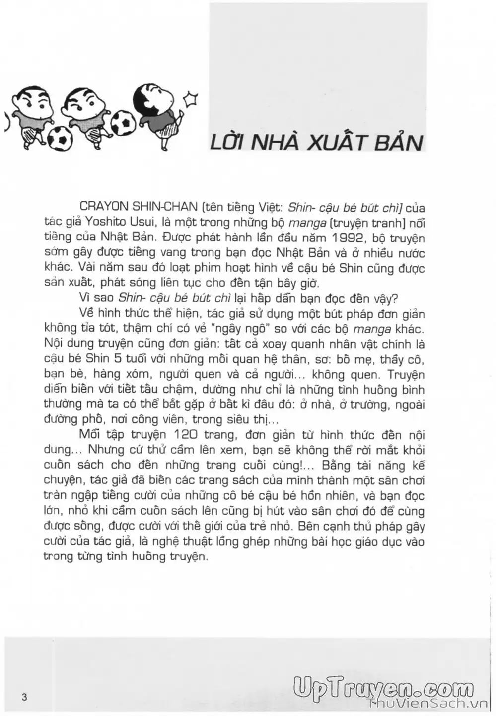 Truyện Tranh Shin - Cậu Bé Bút Chì trang 3
