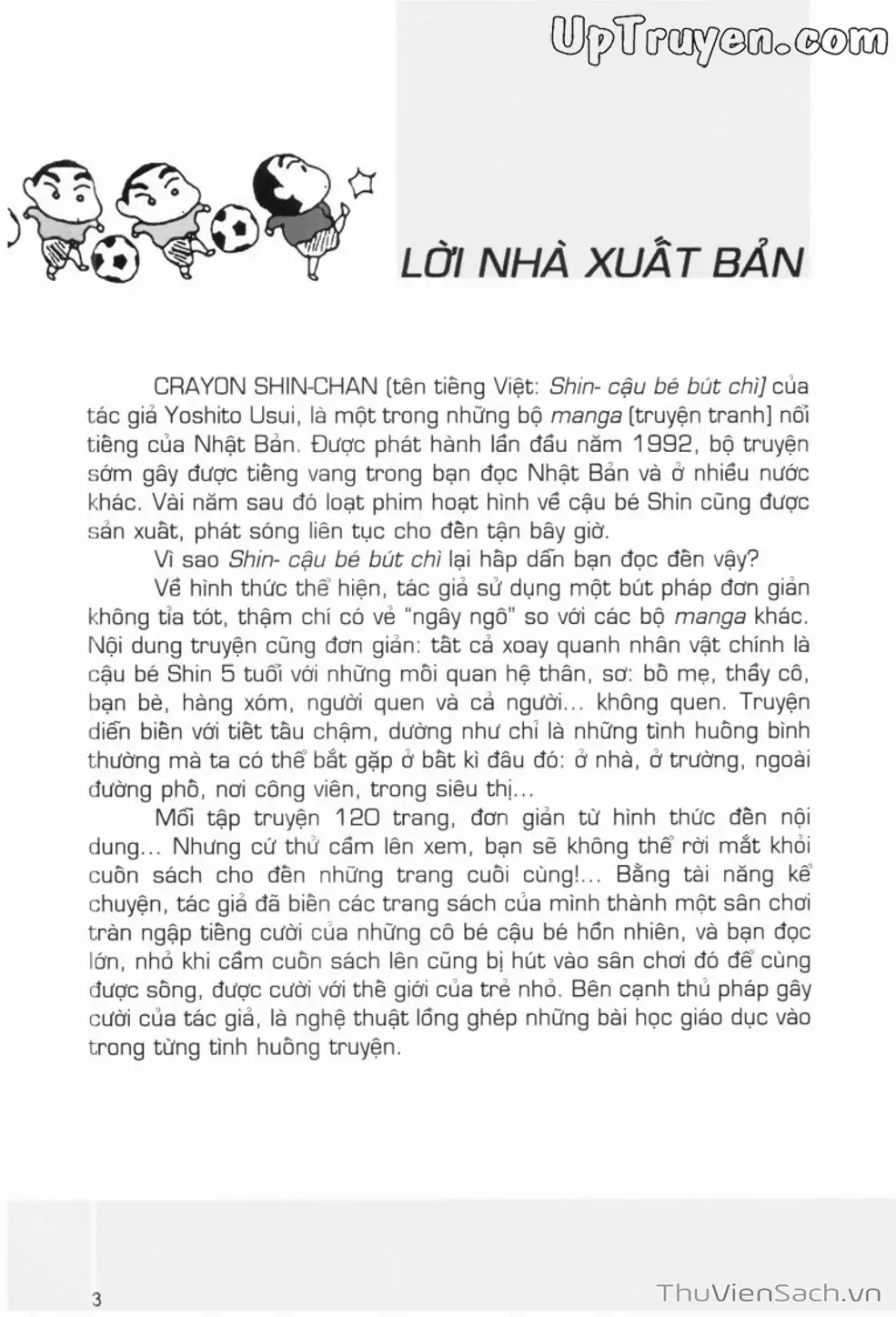 Truyện Tranh Shin - Cậu Bé Bút Chì trang 3
