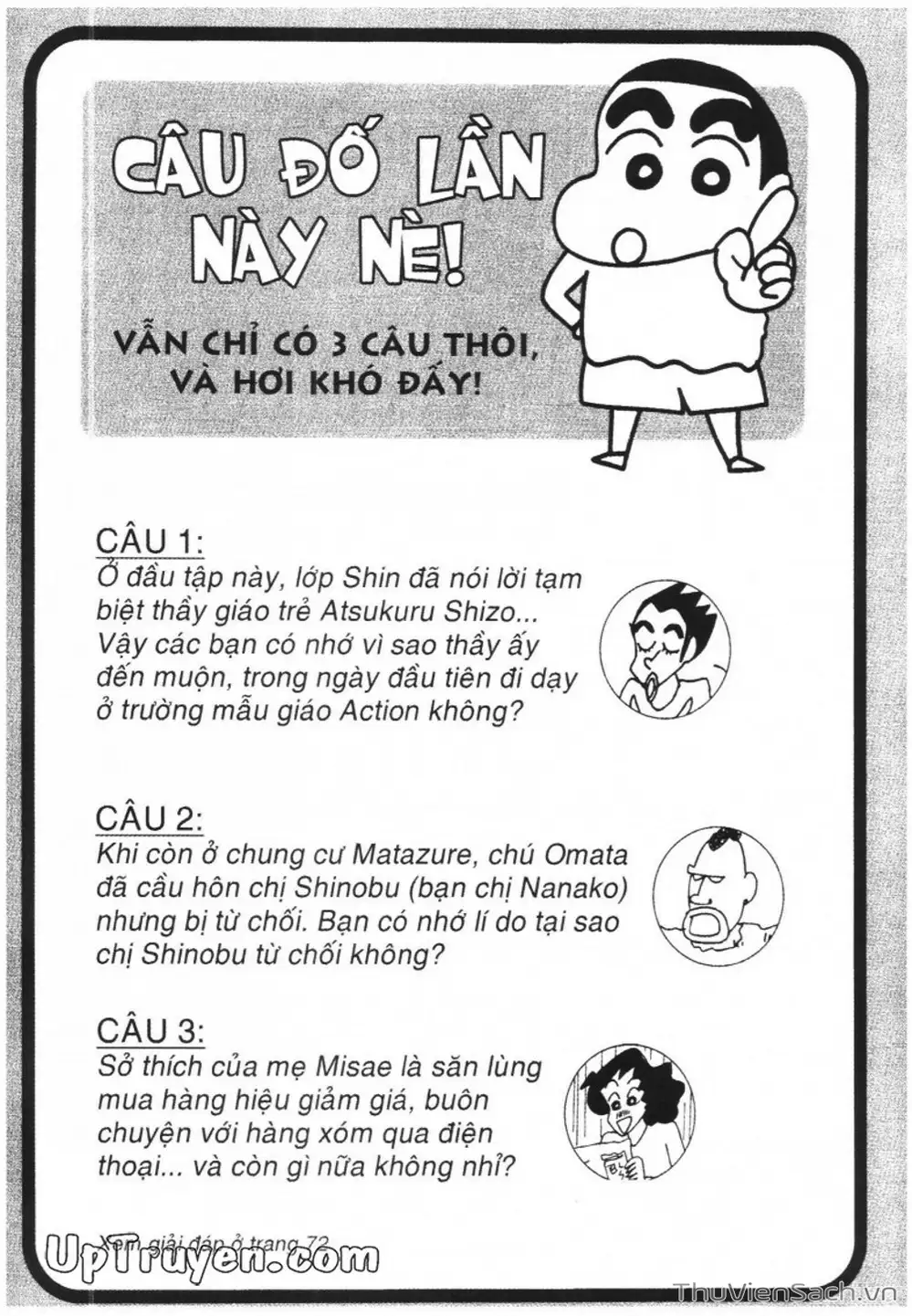 Truyện Tranh Shin - Cậu Bé Bút Chì trang 3