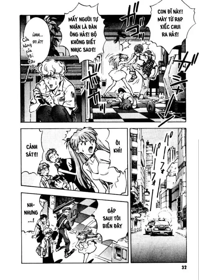 Truyện Tranh Đặc Nhiệm Không Gian - Shin Seiki Evangelion trang 11