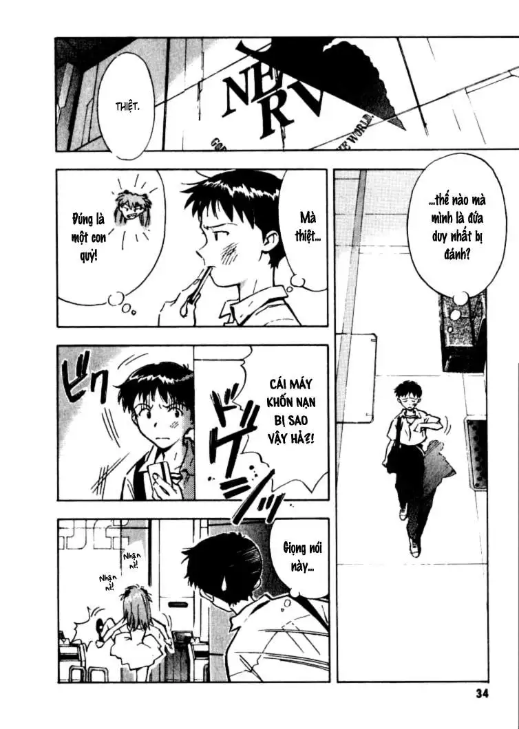 Truyện Tranh Đặc Nhiệm Không Gian - Shin Seiki Evangelion trang 11