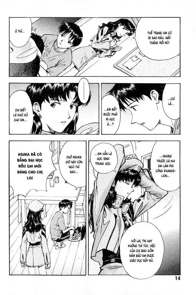 Truyện Tranh Đặc Nhiệm Không Gian - Shin Seiki Evangelion trang 11