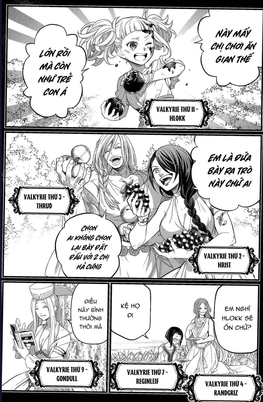 Truyện Tranh Cuộc Chiến Các Vị Thần - Shuumatsu No Valkyrie trang 6
