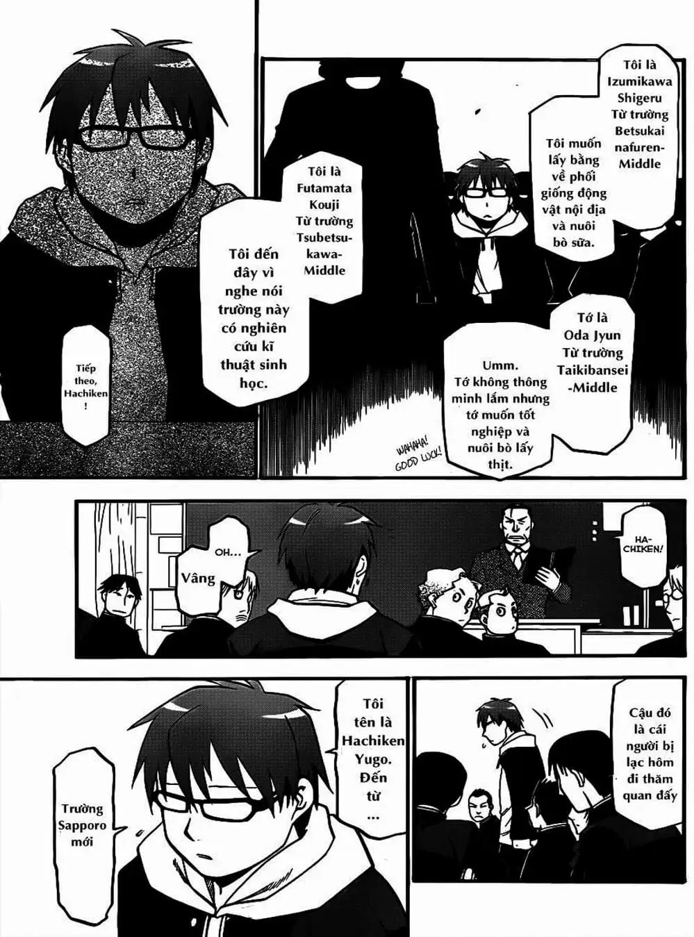 Truyện Tranh Chiếc Muỗng Bạc - Silver Spoon trang 4